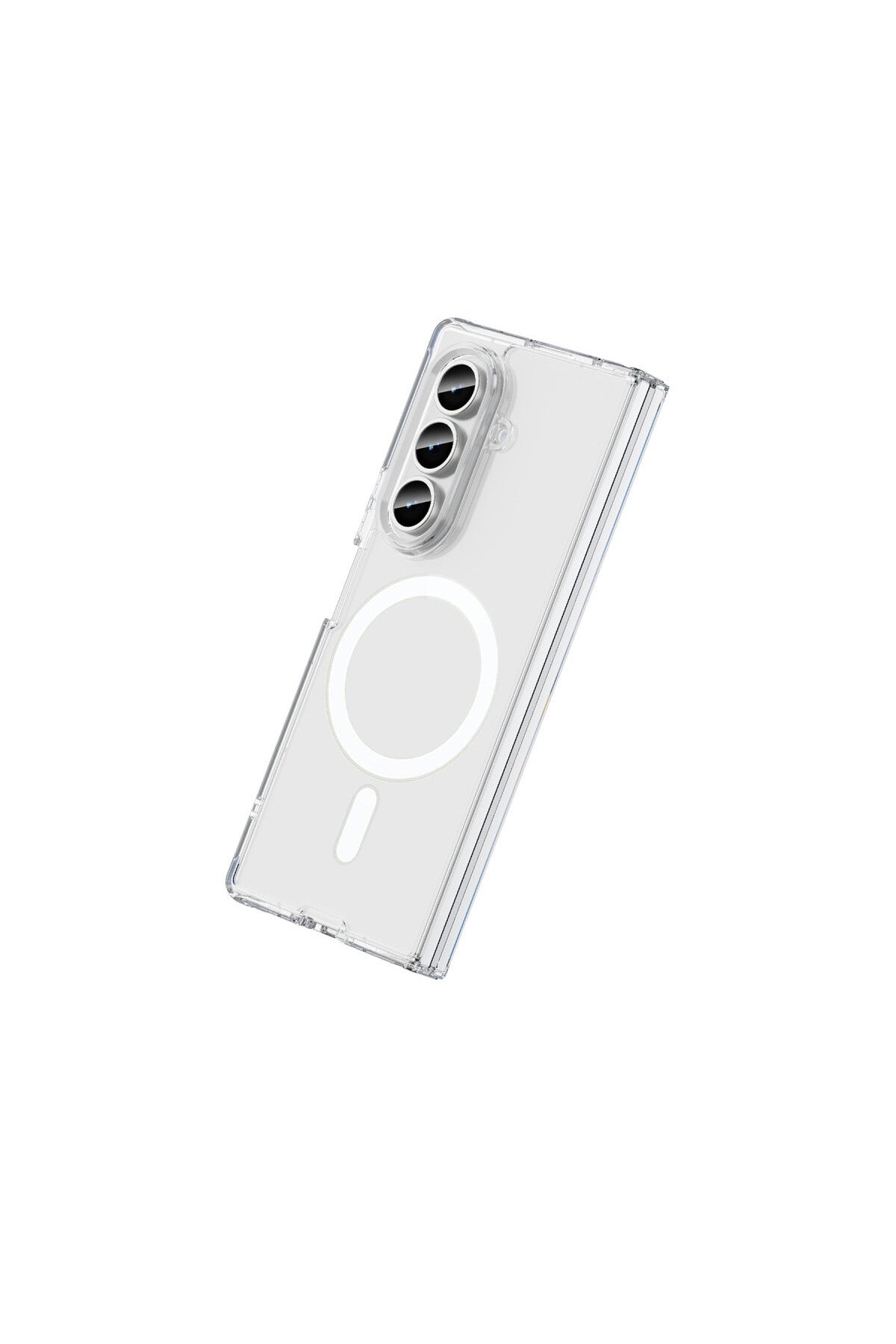 Samsung Galaxy Z Fold 7 Kılıf Magneticsafe Şeffaf Silikon - Şeffaf