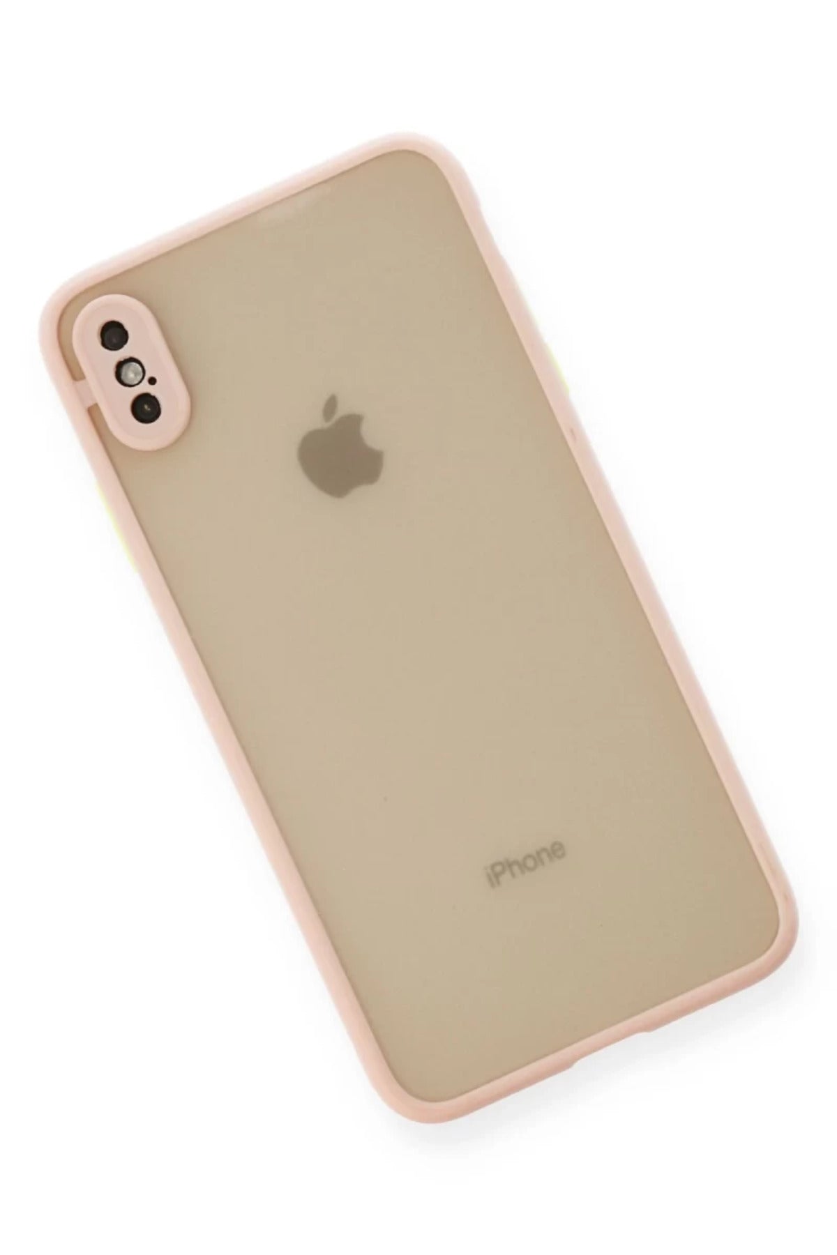 Apple iPhone XS Max Uyumlu Kılıf Montreal Silikon Kapak - Pembe