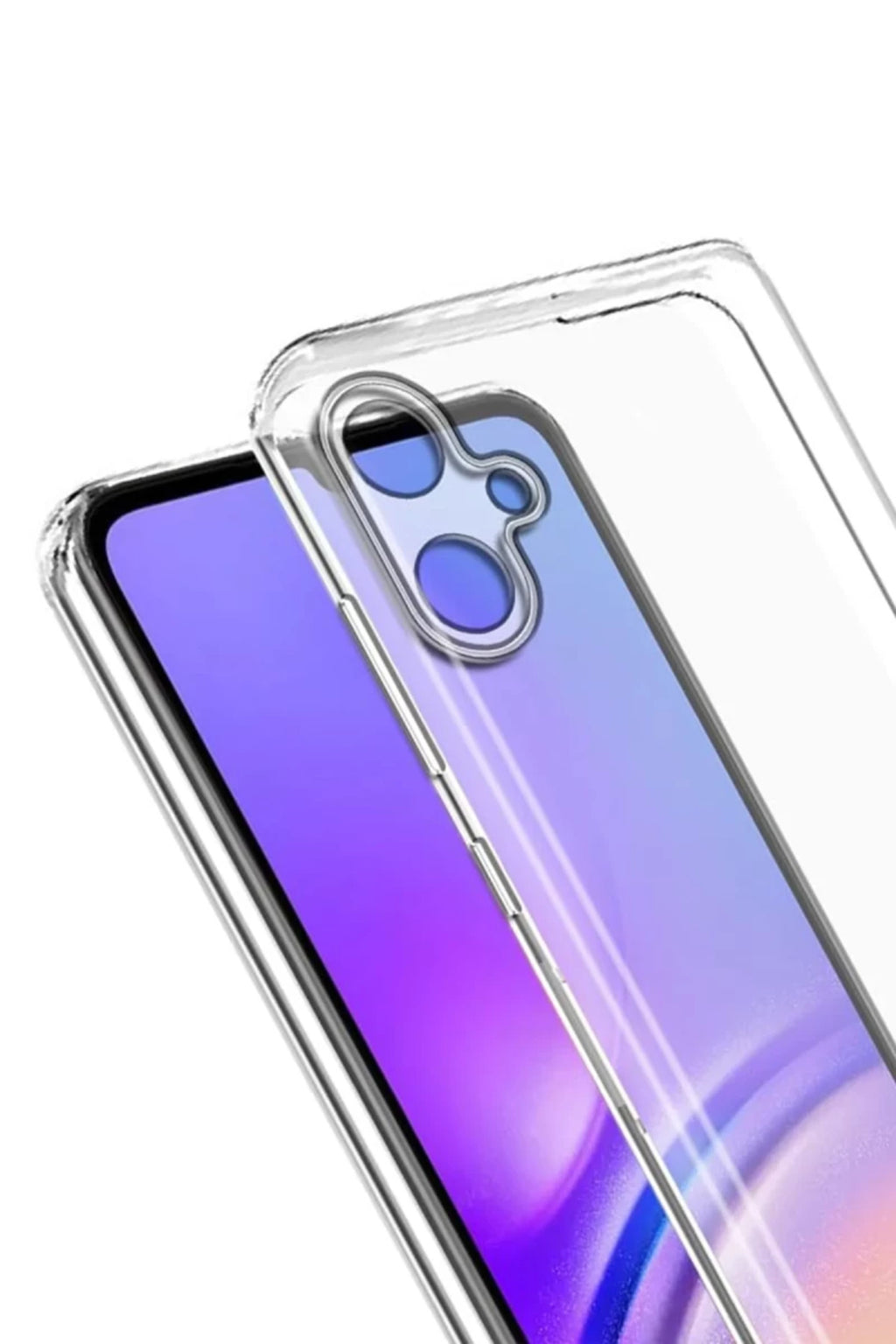 Samsung Galaxy A07 4G Uyumlu Lüx Şeffaf Silikon - Şeffaf