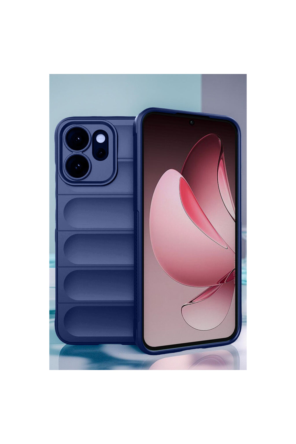 Oppo Reno 14 Uyumlu Optimum Silikon - Lacivert