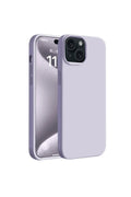 iPhone 15 Kılıf First Silikon - Lila