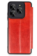 General Mobile Era 30 Kılıf Flip Cover - Kırmızı