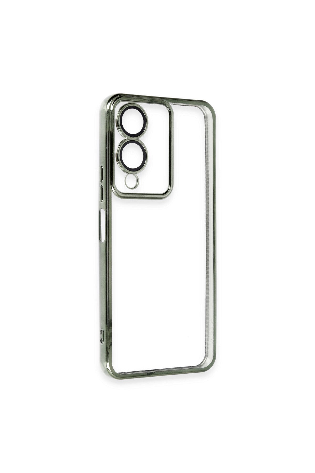 Vivo Y17S Uyumlu Kılıf Lensli Silikon - Yeşil