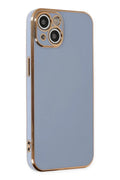 Apple iPhone 14 Uyumlu Kılıf Volet Silikon - Mavi