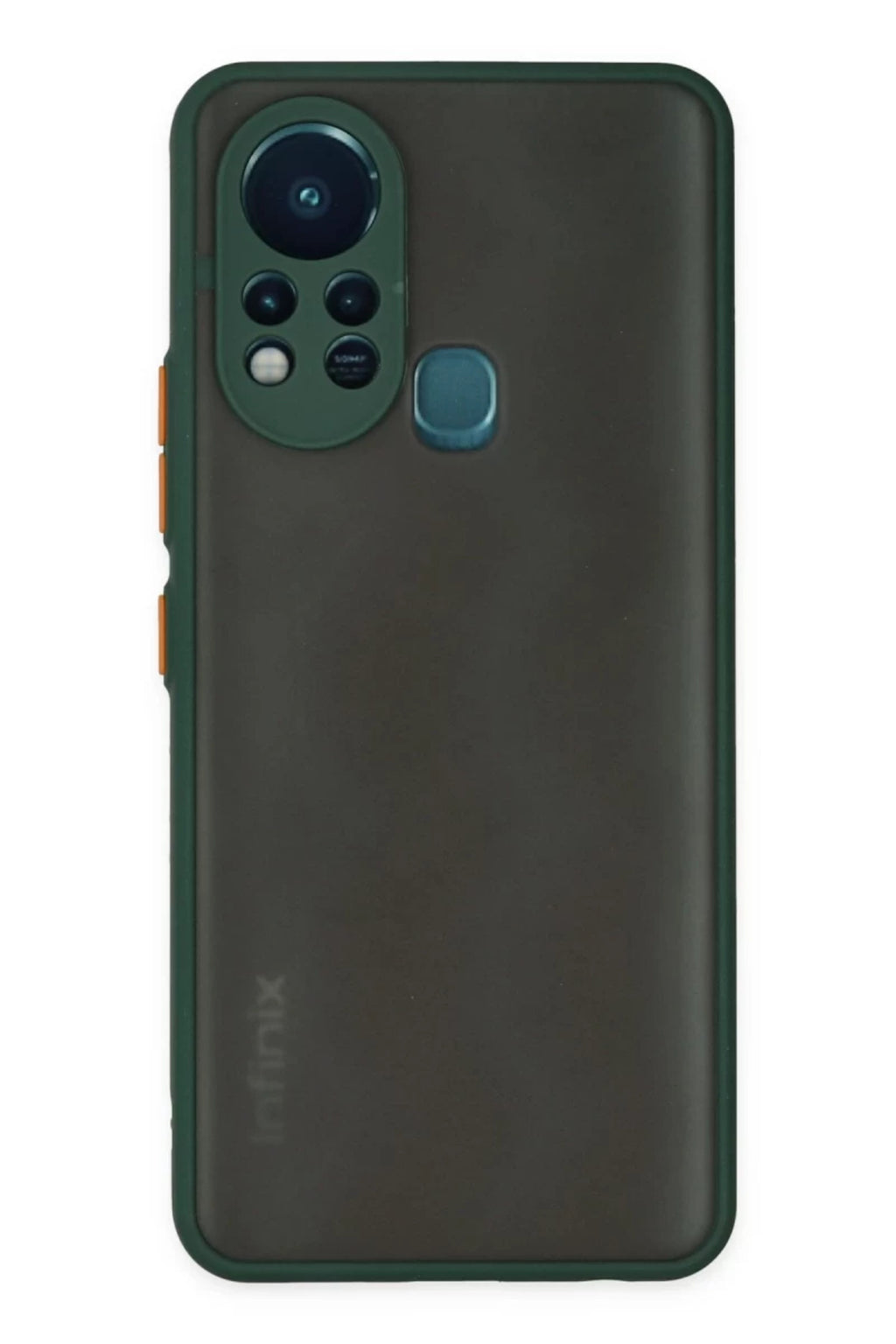 İnfinix Hot 11s Uyumlu Kılıf Montreal Silikon Kapak - Yeşil