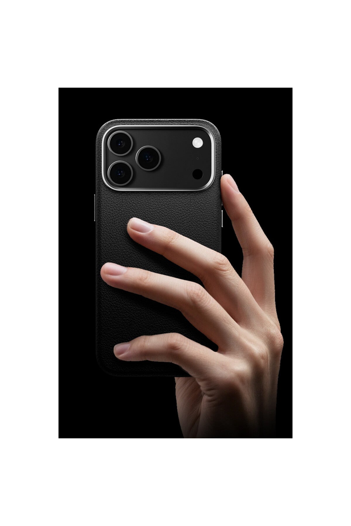 Joko Apple iPhone 17 Pro Uyumlu Wonder Deri Magsafe Kapak - Siyah