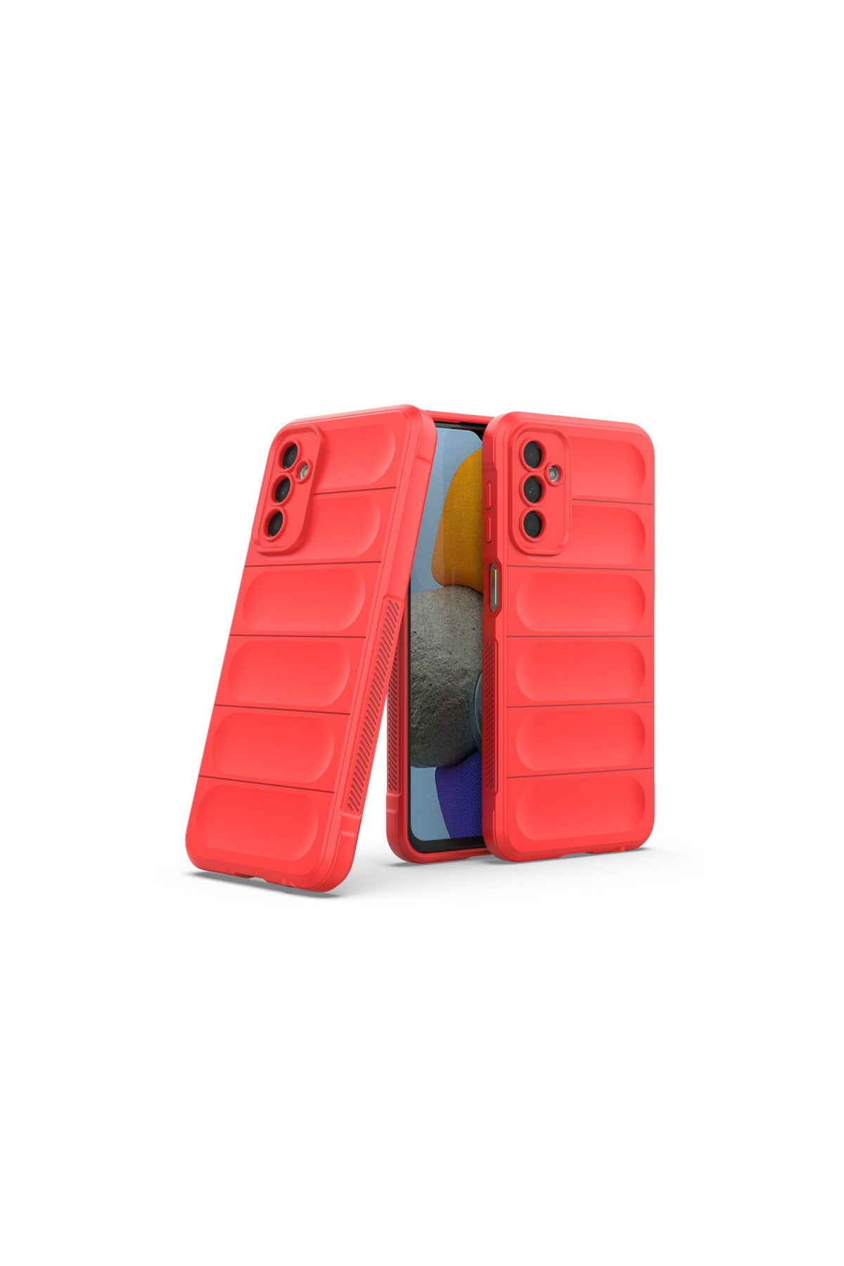 Samsung Galaxy M23 Uyumlu Kılıf Optimum Silikon - Kırmızı
