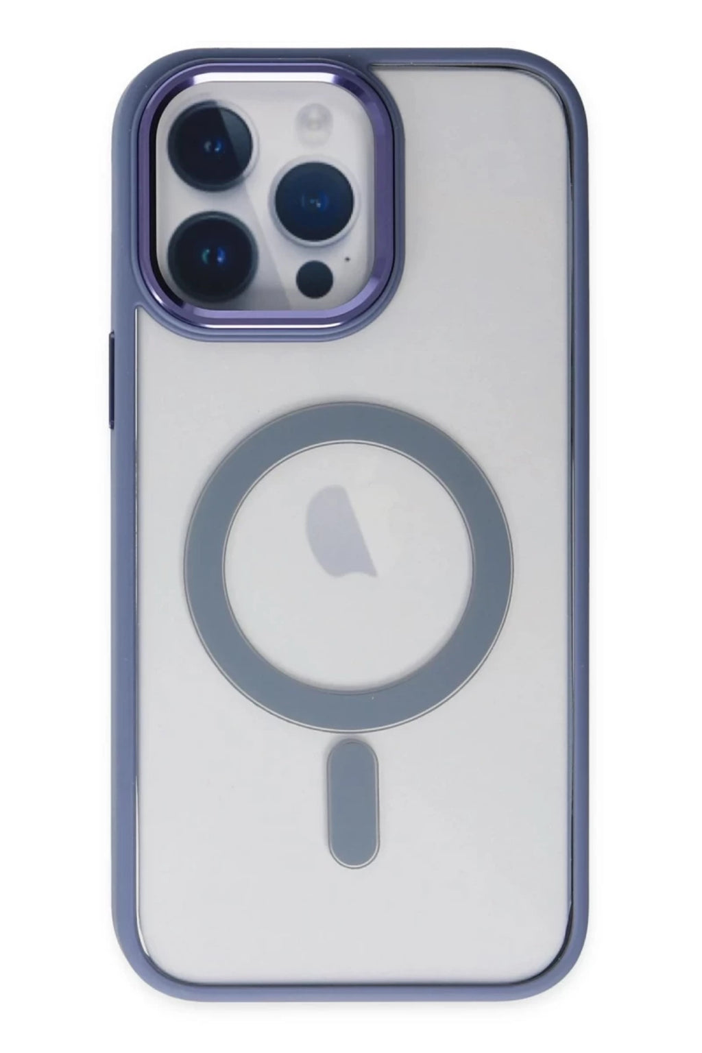 Apple iPhone 14 Pro Uyumlu Kılıf Room Magneticsafe Silikon - Sierra Blue