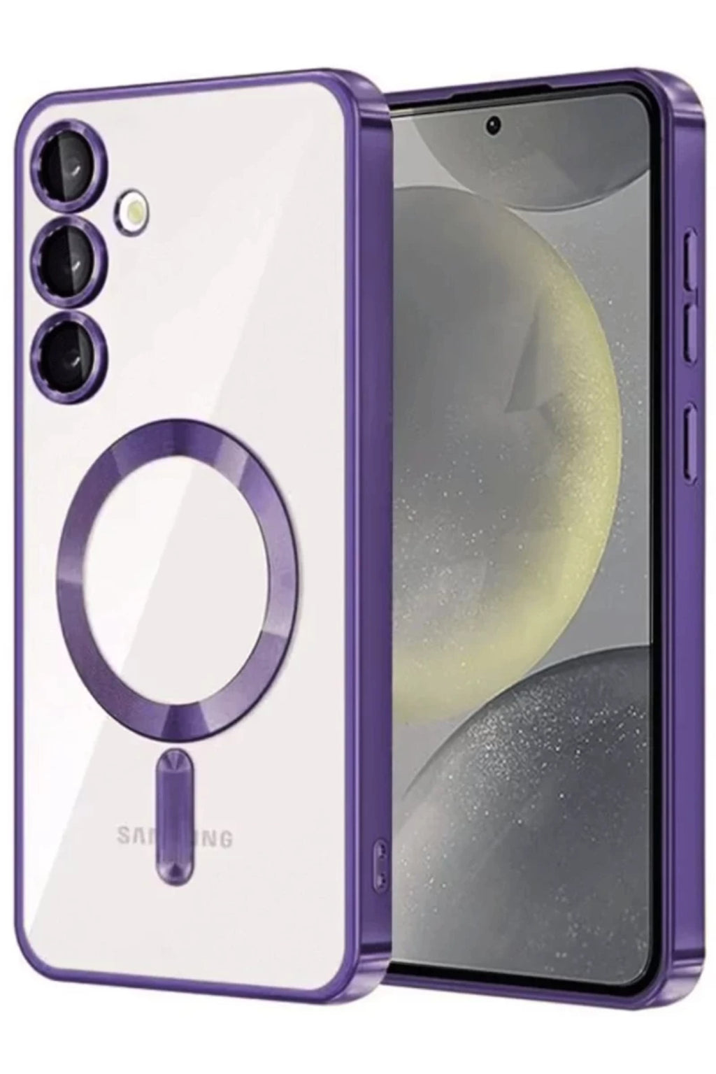 Samsung Galaxy A35 5G Uyumlu Kross Magneticsafe Kapak - Mor