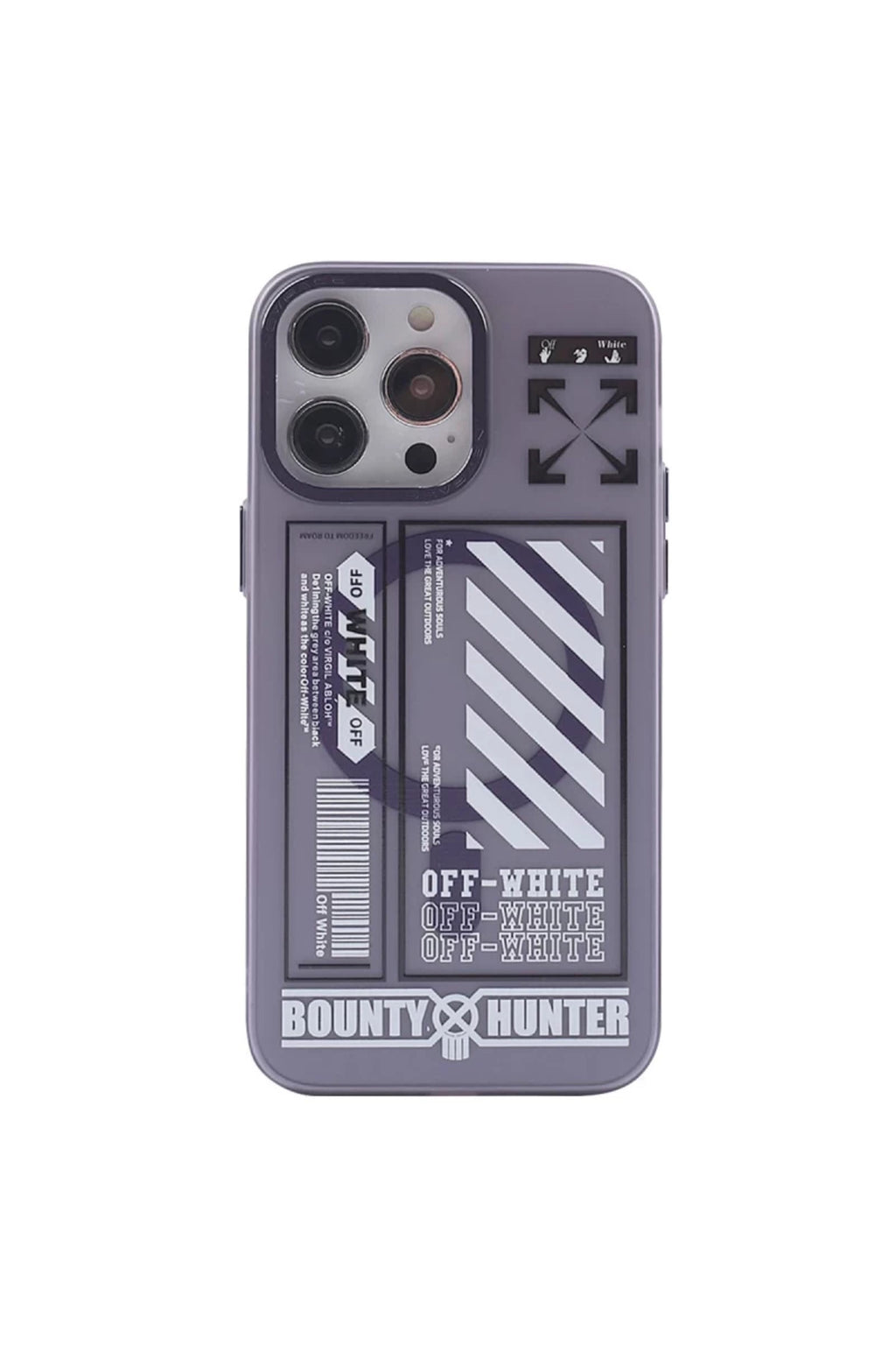 Apple iPhone 14 Pro Max Uyumlu Kılıf Apollo Magneticsafe Desenli Kapak - Apollo Mor - 1