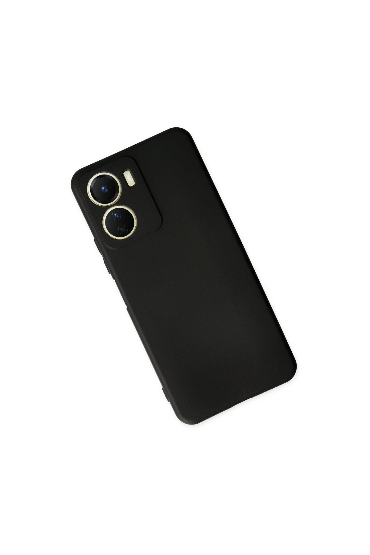 Vivo Y16 Uyumlu Kılıf First Silikon - Siyah