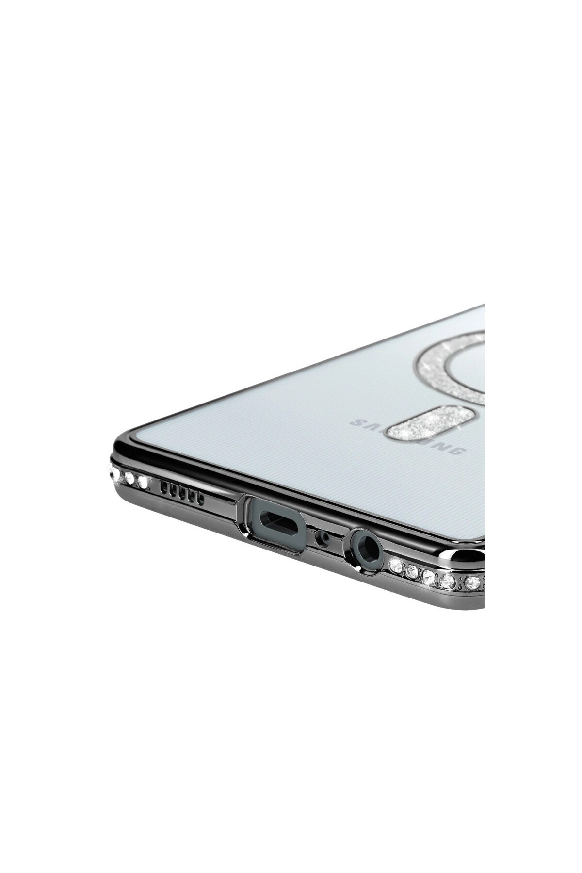 Samsung Galaxy A06 Uyumlu Joke Simli Magneticsafe Kılıf - Siyah