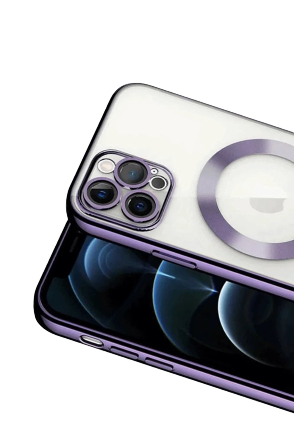 Apple iPhone 13 Pro Uyumlu Kılıf Kross Magneticsafe Kapak - Mor