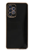 Samsung Galaxy A32 Uyumlu Kılıf Volet Silikon - Siyah