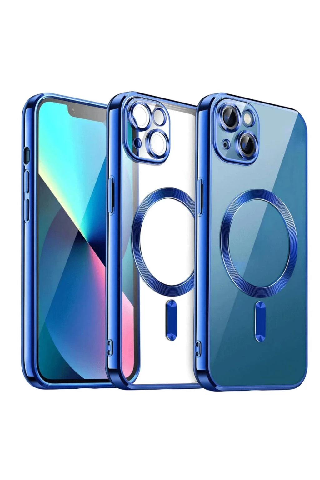 Apple iPhone 13 Uyumlu Kılıf Kross Magneticsafe Kapak - Lacivert