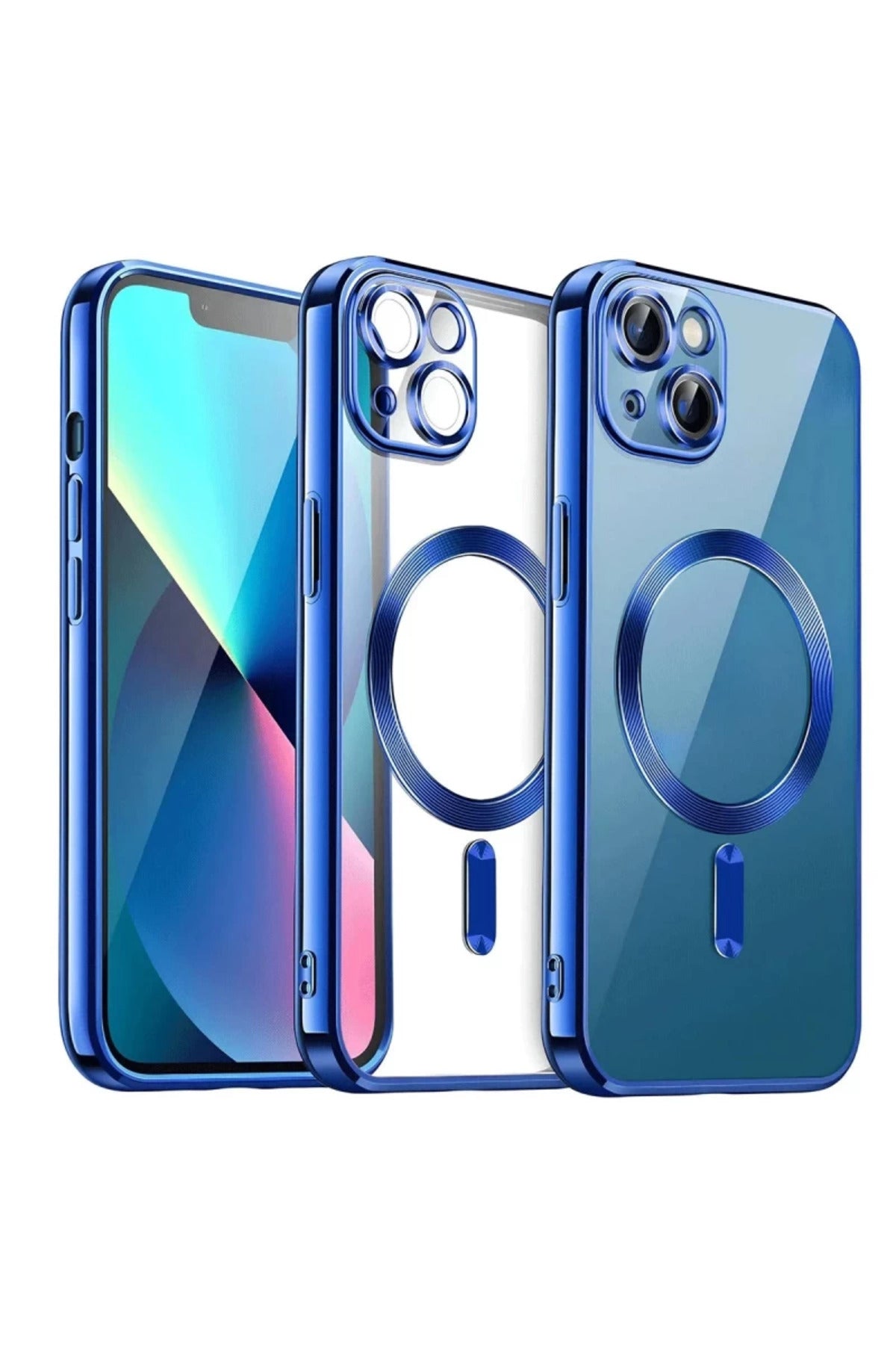 Apple iPhone 13 Uyumlu Kılıf Kross Magneticsafe Kapak - Lacivert