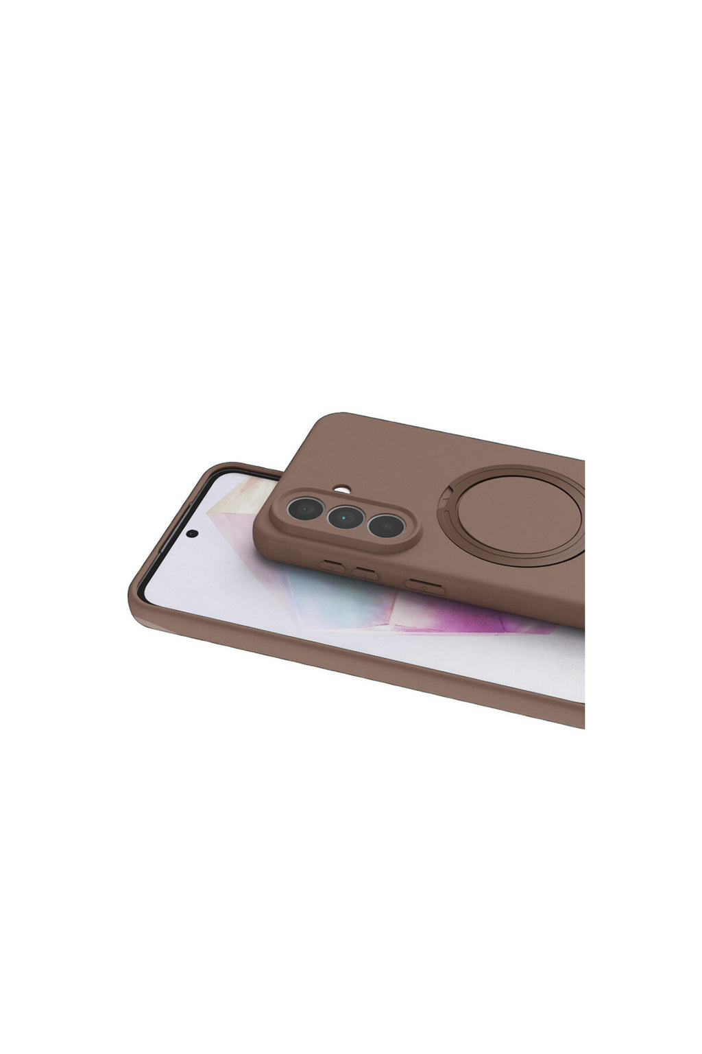 Samsung Galaxy A57 5G Uyumlu Regal Magsafe Standlı Kapak - Çöl Titanyum