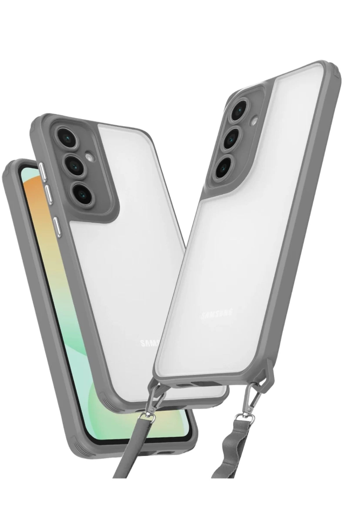 Samsung Galaxy A14 4G Uyumlu Kılıf Penta Silikon Kılıf - Titan Gri