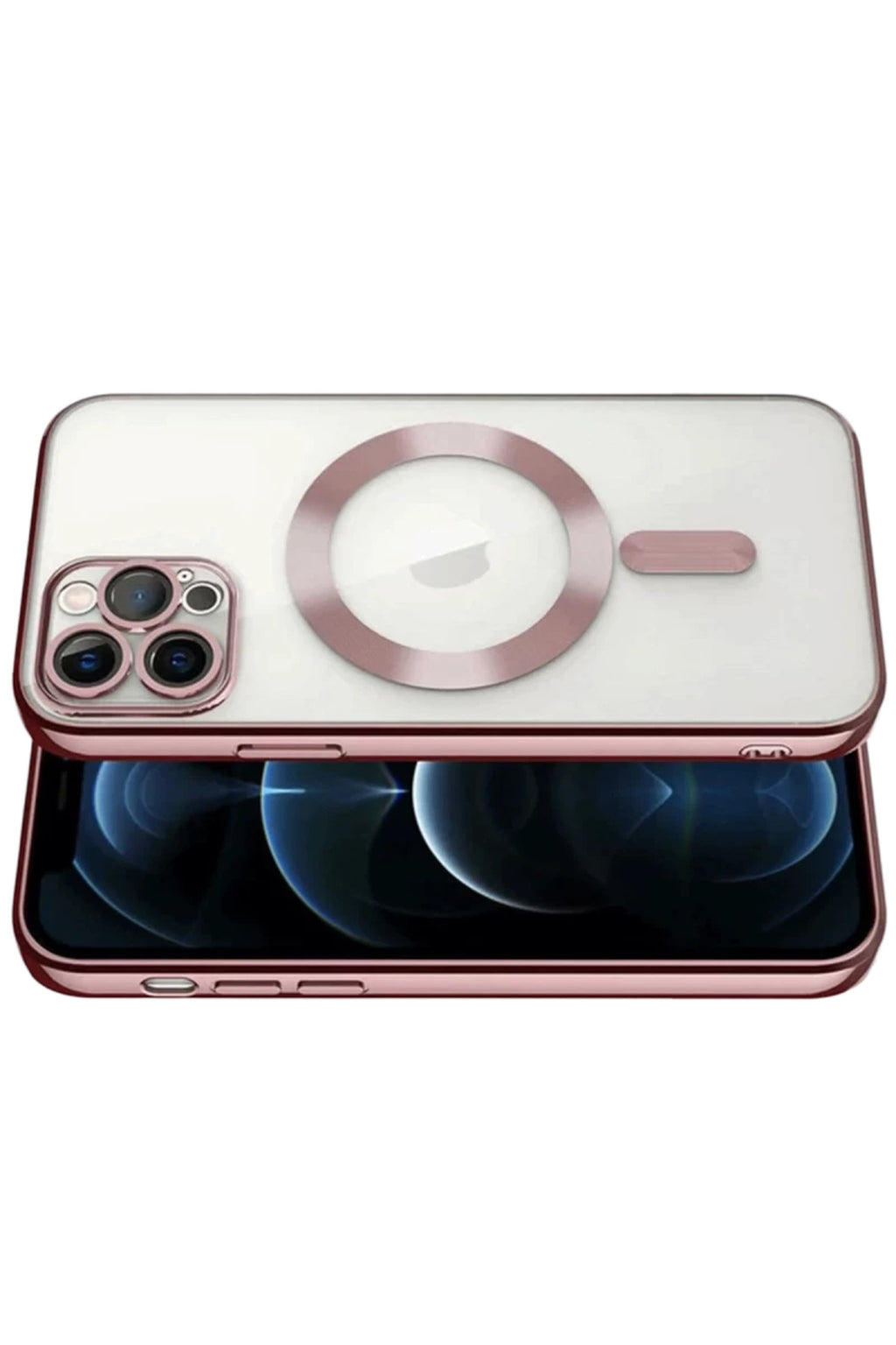 Apple iPhone 13 Pro Uyumlu Kılıf Kross Magneticsafe Kapak - Rose