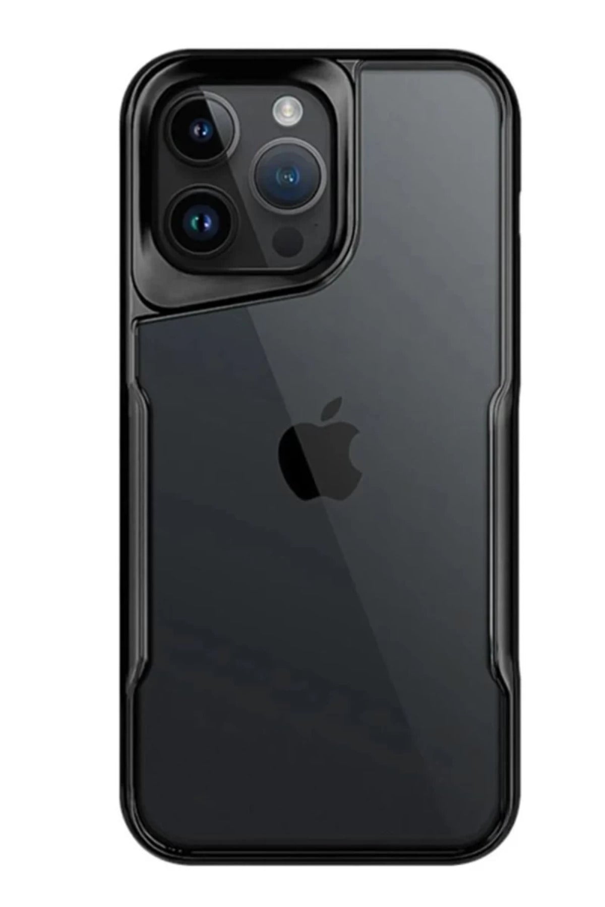 Apple iPhone 15 Pro Uyumlu Kılıf Boyi Silikon Kapak - Siyah