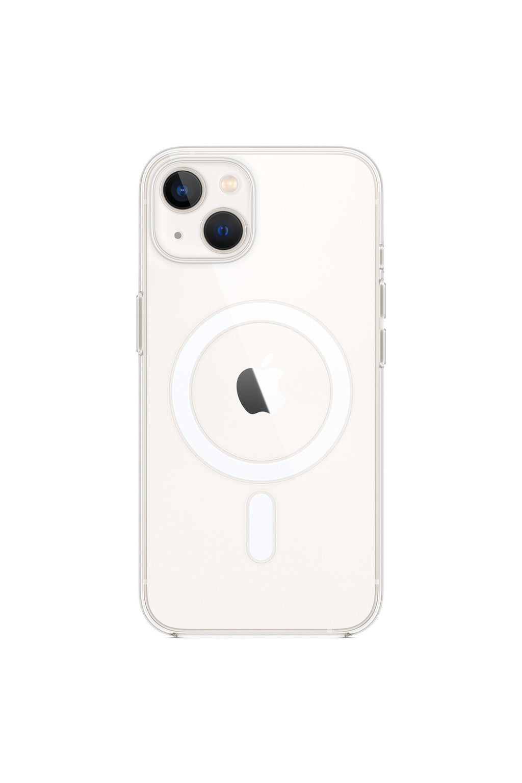 Apple iPhone 14 Uyumlu Kılıf Magneticsafe Şeffaf Silikon - Şeffaf