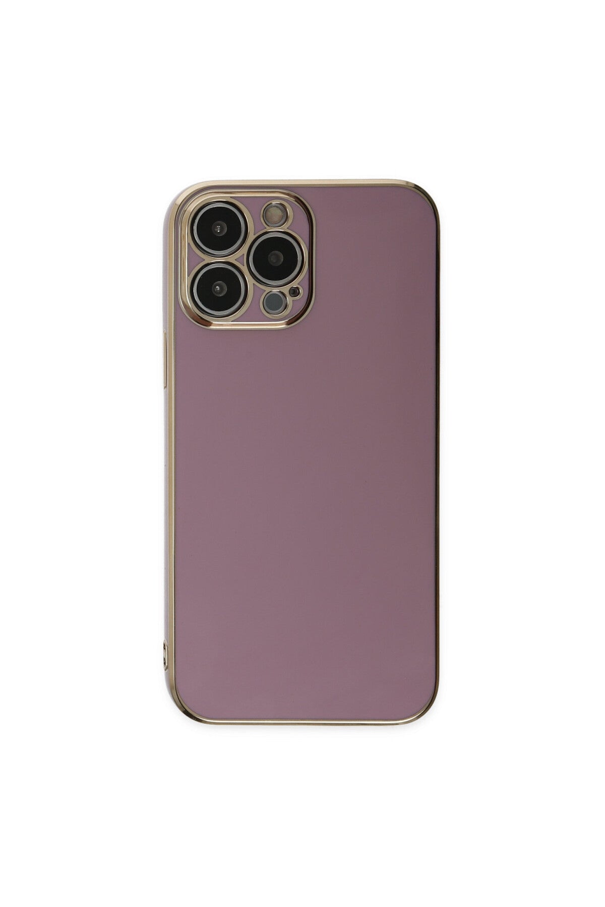 Apple iPhone 15 Pro Max Uyumlu Kılıf Volet Silikon - Mor