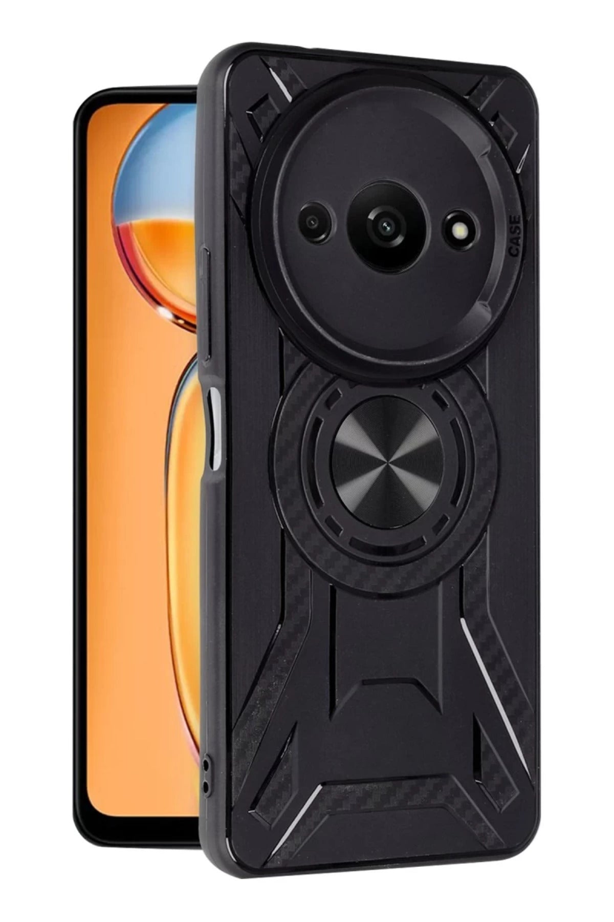Xiaomi Redmi A3 4G Uyumlu Kılıf Lincoln Silikon - Siyah