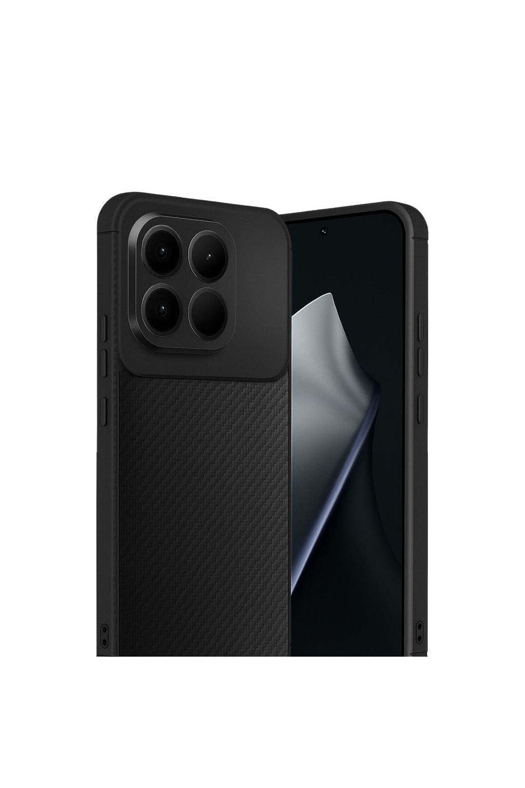Xiaomi Mi 15T Uyumlu Auto Focus Karbon Kapak - Siyah