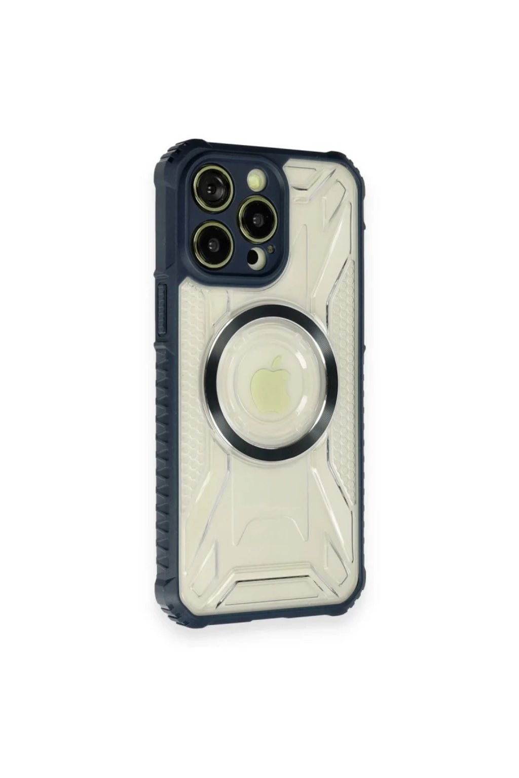 Apple iPhone 12 Pro Max Uyumlu Kılıf Prag Magneticsafe Kapak - Lacivert