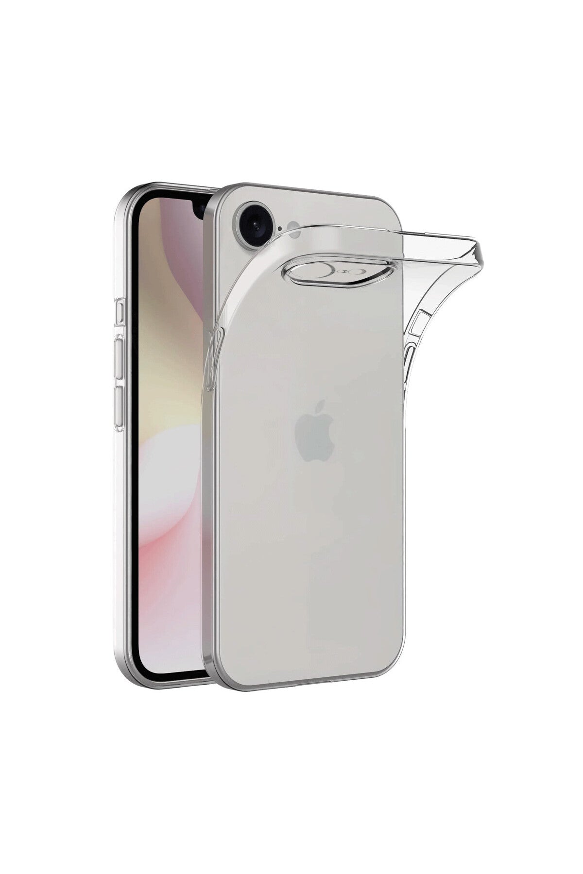 Apple iPhone 16E Uyumlu Kılıf Lüx Şeffaf Silikon