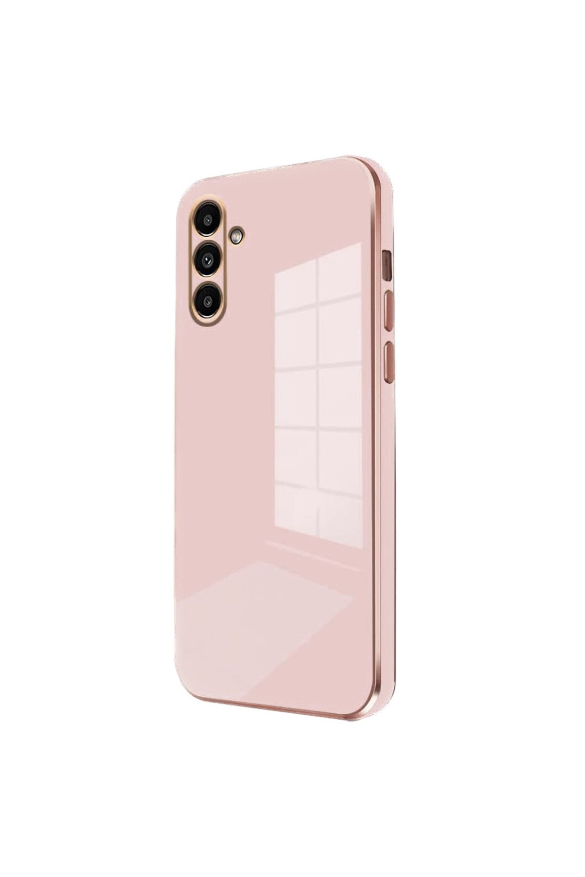Samsung Galaxy A35 5G Uyumlu Kılıf Volet Silikon - Pembe