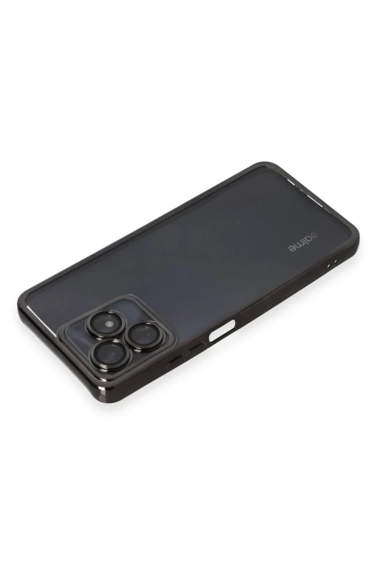 Realme C53 Uyumlu Kılıf Lensli Silikon - Siyah