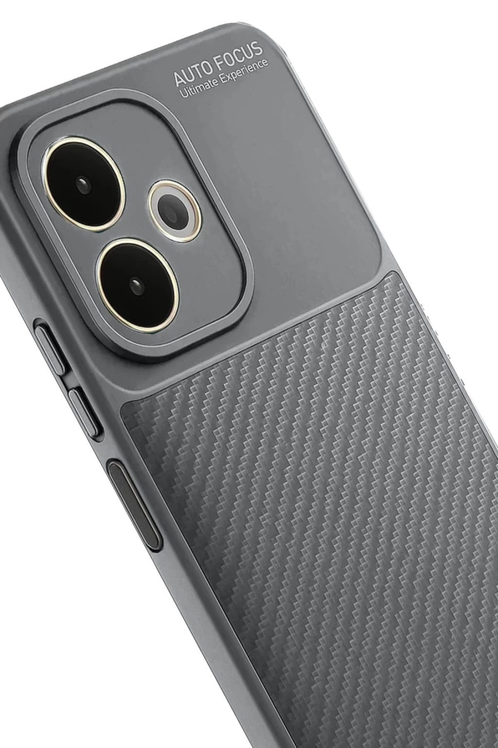 Oppo A5 Pro 4G Uyumlu Kılıf Auto Focus Karbon Kapak - Gri