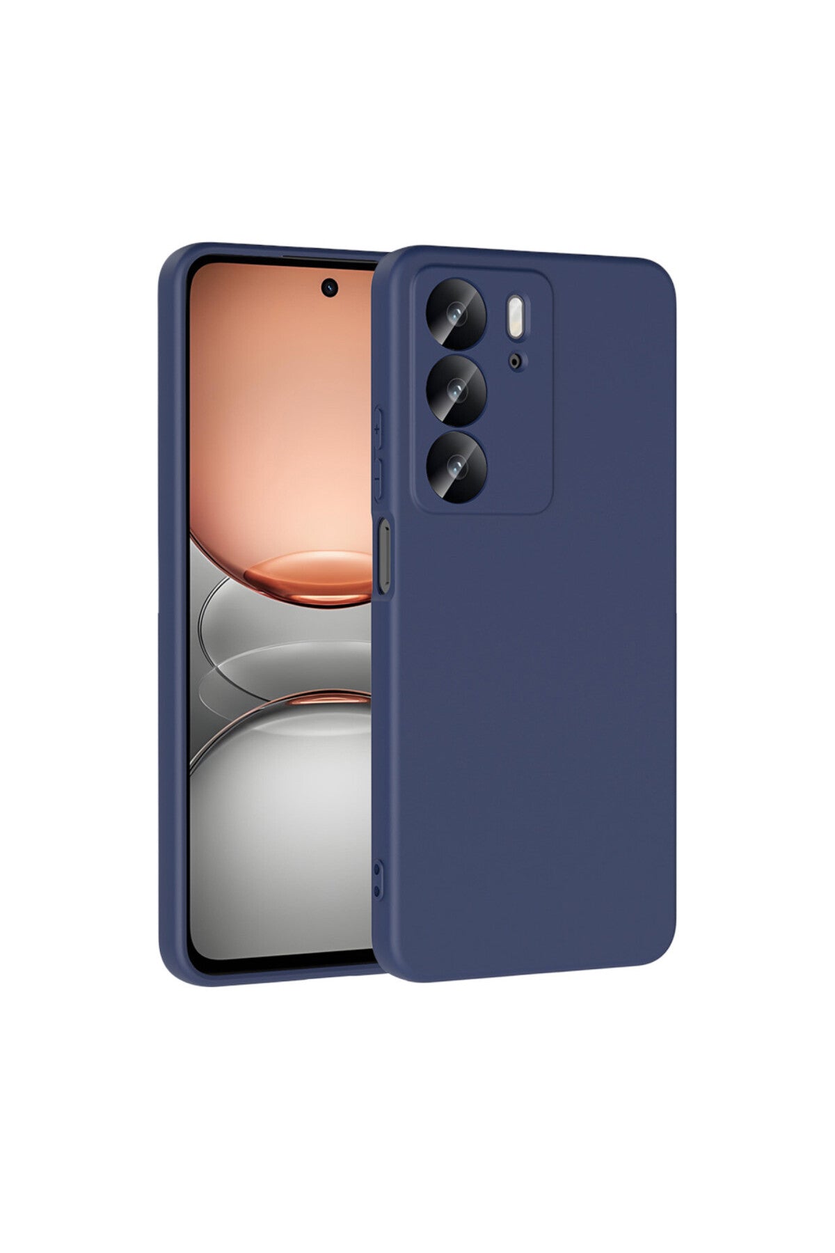 Realme C75 4G Uyumlu First Silikon - Lacivert