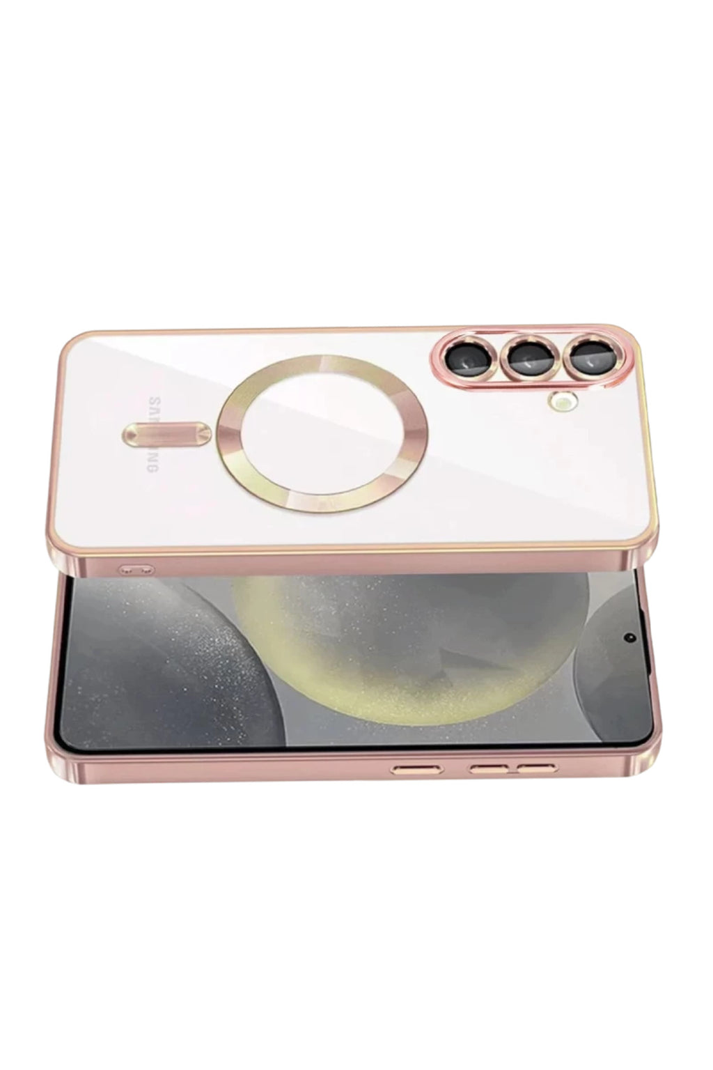 Samsung Galaxy A37 5G Uyumlu Kross Magneticsafe Kapak - Rose