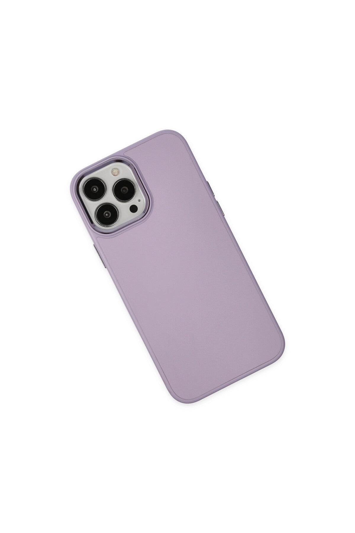 Apple iPhone 13 Pro Uyumlu Kılıf Asya Deri Silikon - Lila