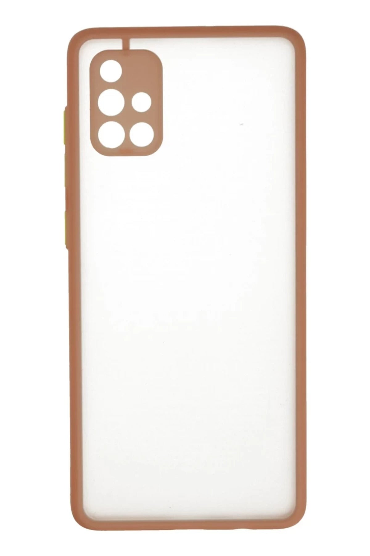 Samsung Galaxy A71 Uyumlu Kılıf Montreal Silikon Kapak - Pembe