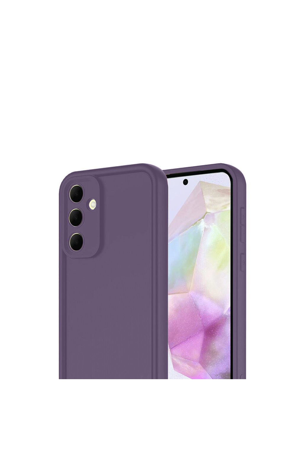 Samsung Galaxy A16 5G Uyumlu Kılıf Viera Silikon - Mürdüm
