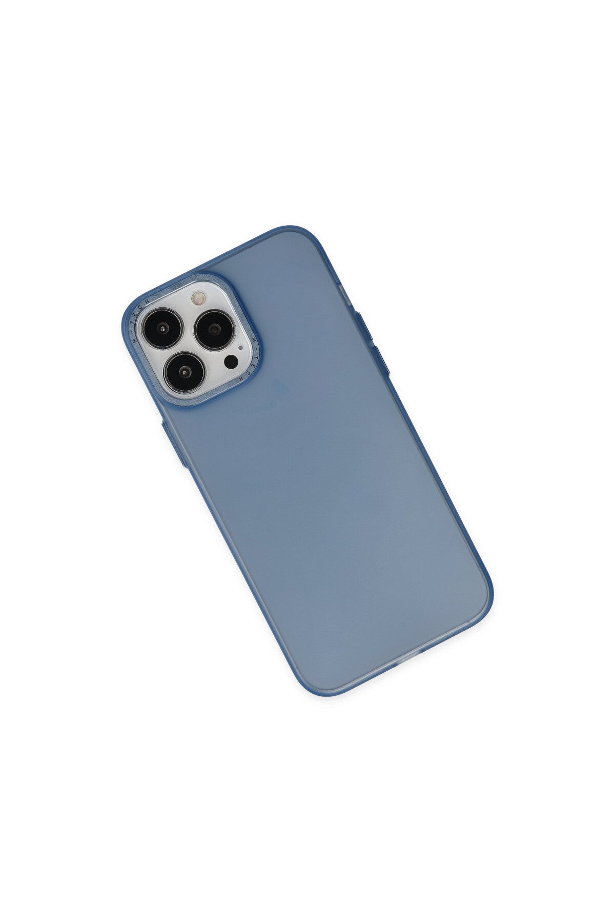 Apple iPhone 13 Pro Max Uyumlu Kılıf Modos Metal Kapak - Lacivert