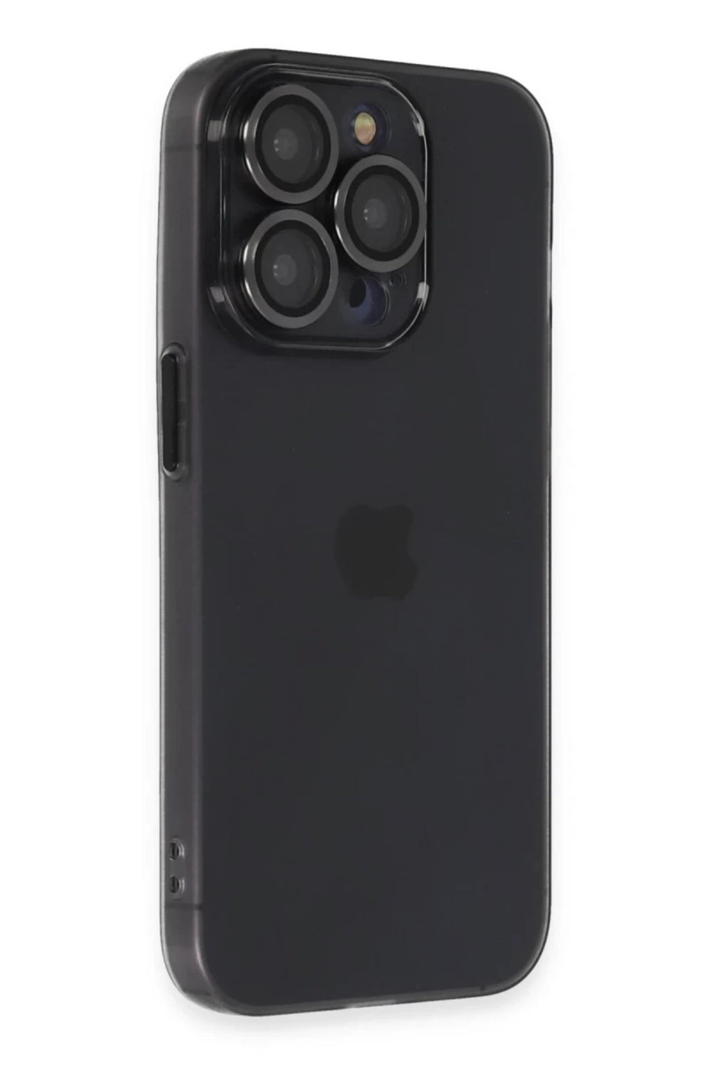 Apple iPhone 13 Pro Uyumlu Kılıf Luko Lens Silikon - Siyah