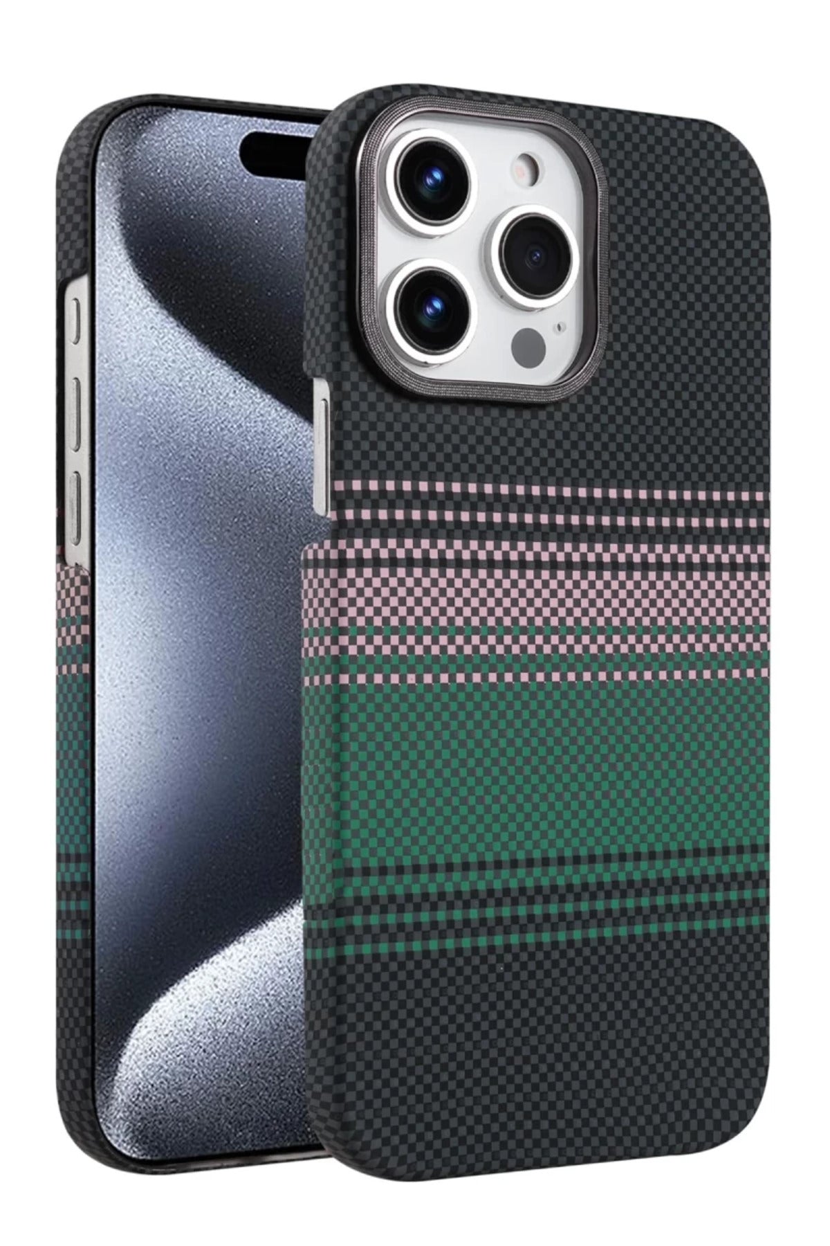 Apple iPhone 15 Pro Max Uyumlu Vega Magsafe Kapak - Yeşil