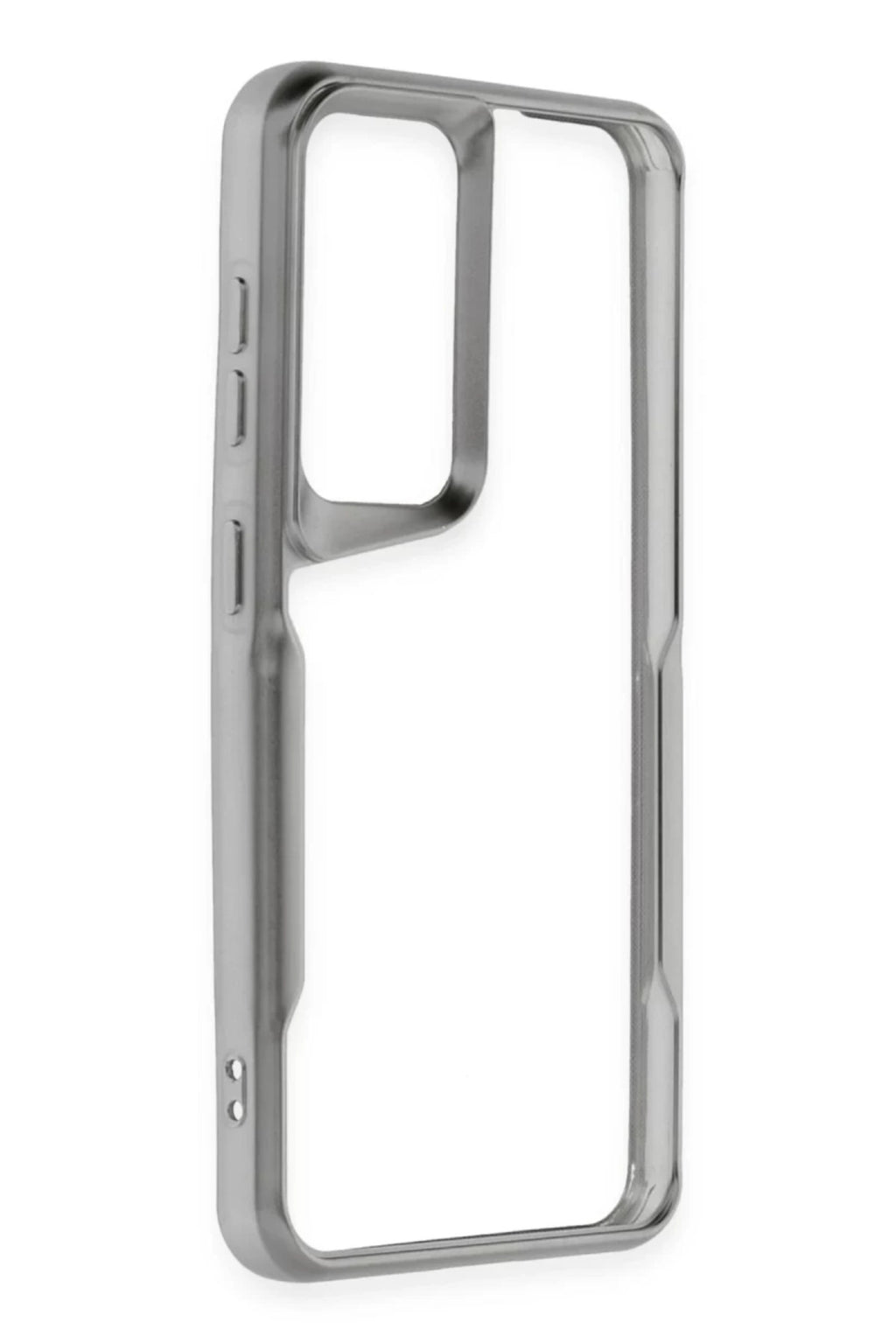 Samsung Galaxy S24 Uyumlu Kılıf Boyi Silikon Kapak - Gümüş