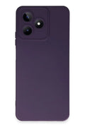 Realme C53 Uyumlu Kılıf Nano içi Kadife Silikon - Mor