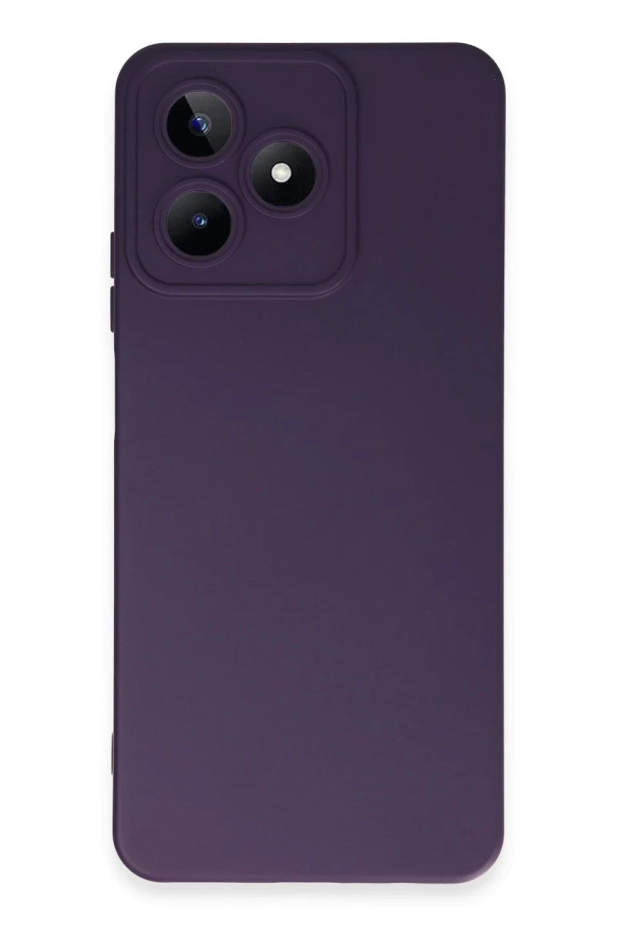 Realme C53 Uyumlu Kılıf Nano içi Kadife Silikon - Mor