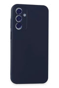 Samsung Galaxy A15 4G Uyumlu Kılıf First Silikon - Lacivert
