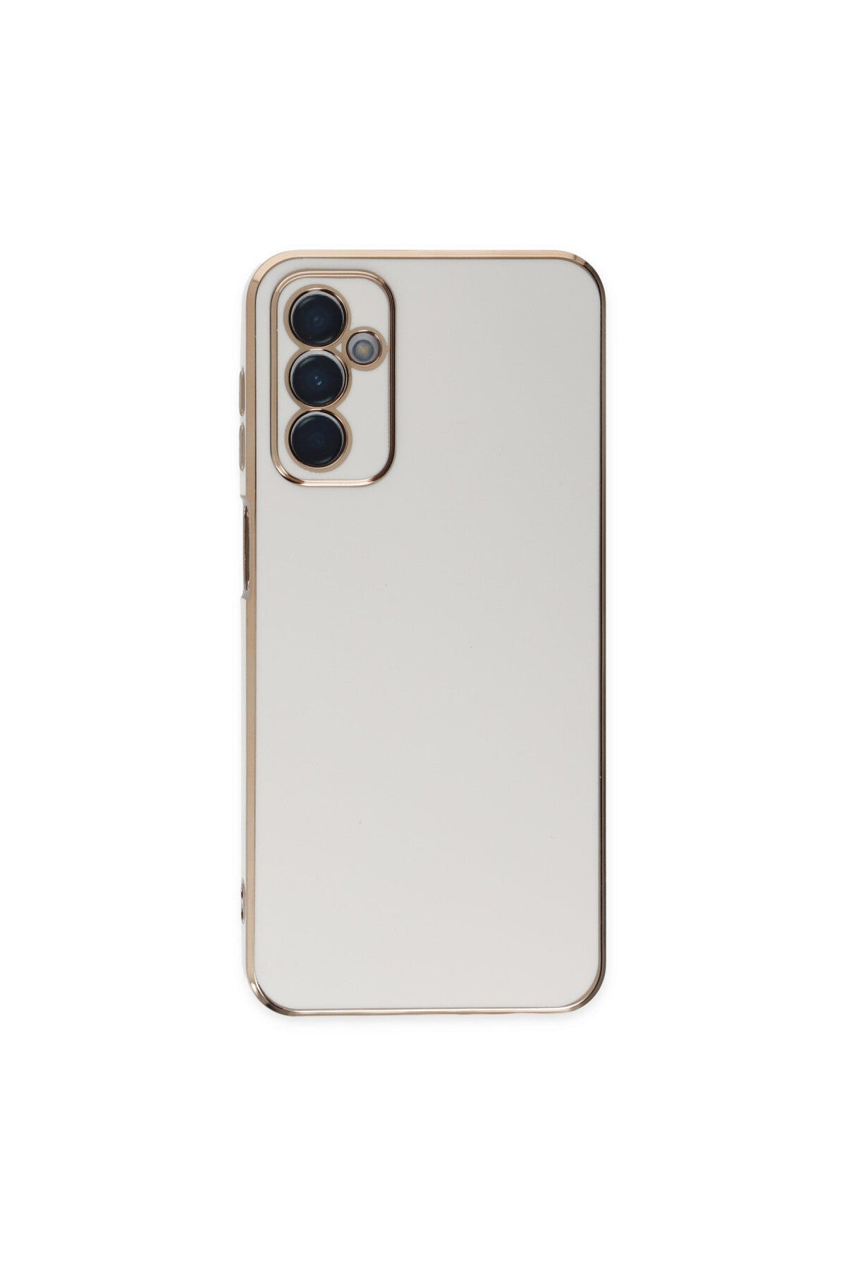 Samsung Galaxy M23 Uyumlu Kılıf Volet Silikon - Beyaz
