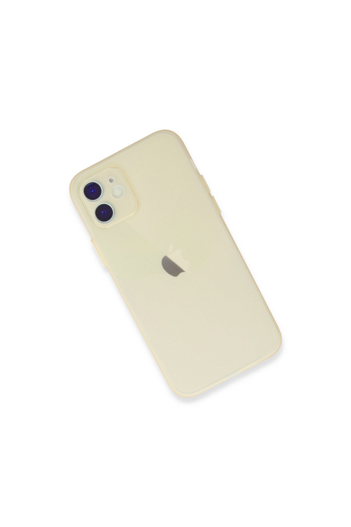 Apple iPhone 12 Uyumlu Kılıf Puma Silikon - Gold
