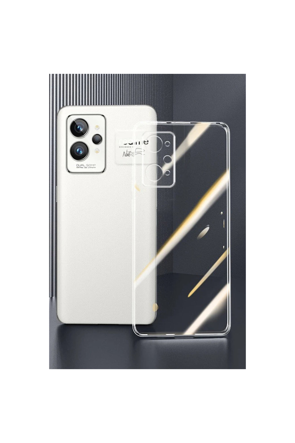 Realme GT2 Pro 5G Uyumlu Kılıf Lüx Şeffaf Silikon