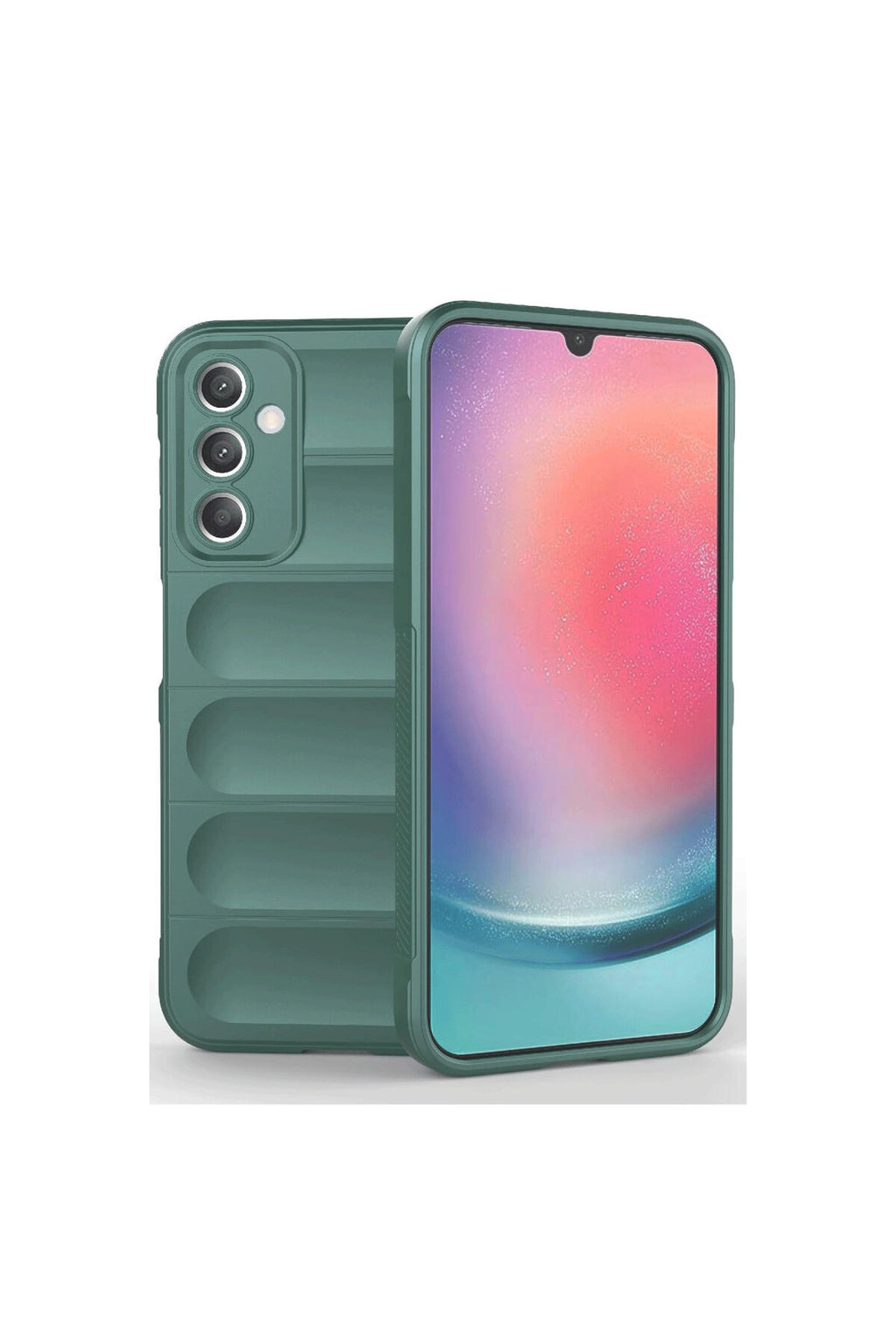 Samsung A36 Kılıf Optimum Silikon - Koyu Yeşil