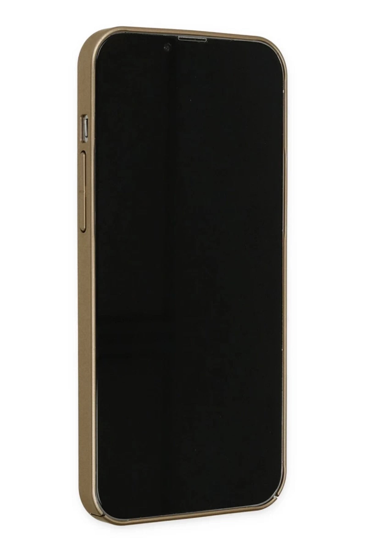 Apple iPhone 13 Pro Uyumlu Kılıf Jack Magneticsafe Lens Silikon - Gold